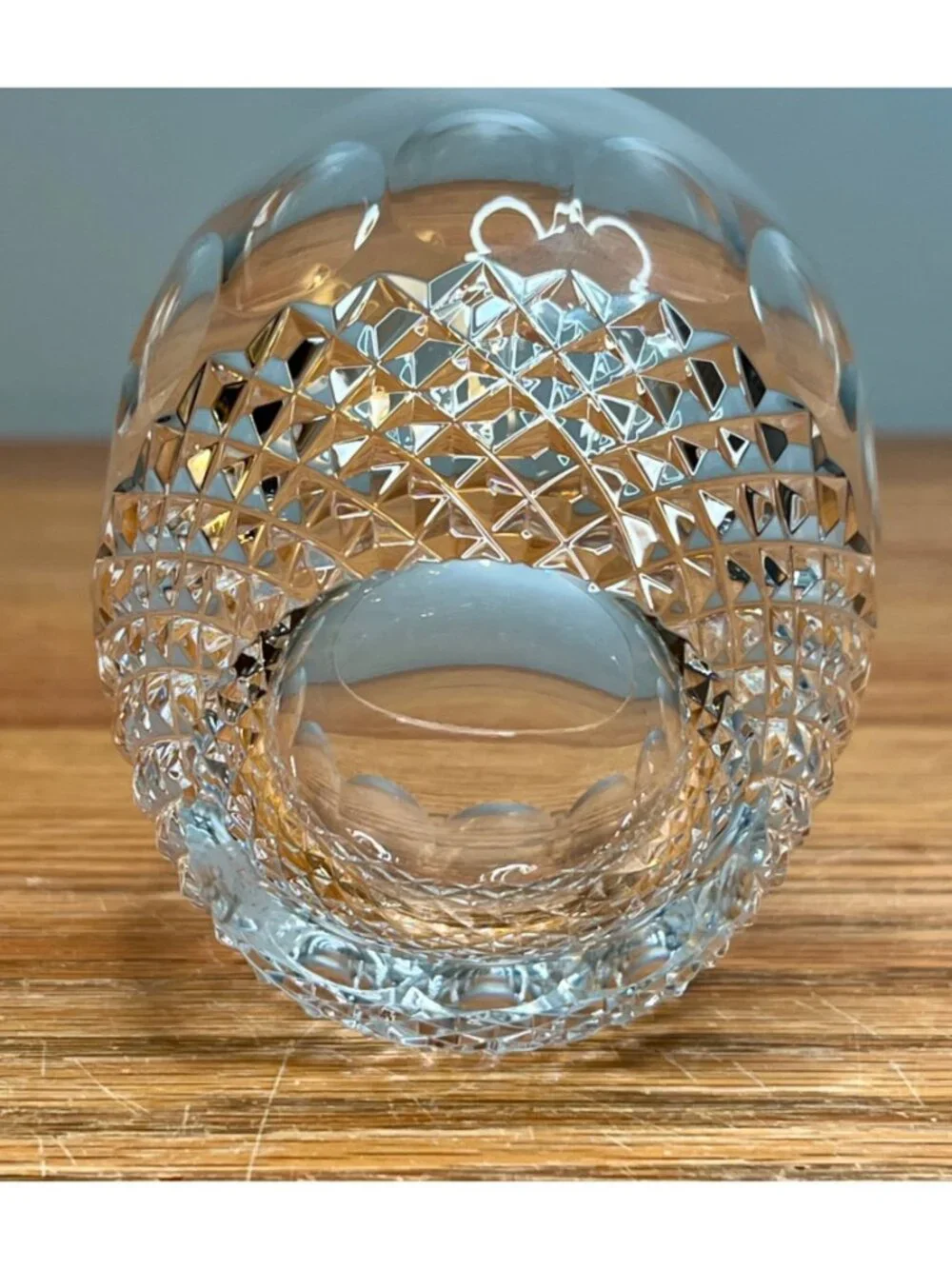 Set of 4 Vintage Waterford Crystal Old Fashioned Glasses,  Colleen Pattern
